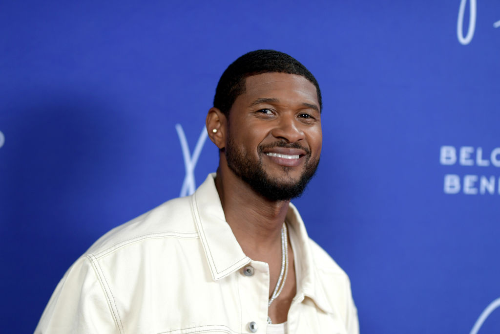 Usher’s bodyguard is shocked after watching the couple’s NSFW cherry performance at his show