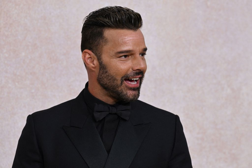 Ricky Martin stepped out with his 16-year-old twin sons for a special meeting with Kamala Harris