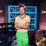 Harry Styles visits SiriusXM's 'The Howard Stern Show' on May 18, 2022 in New York City.