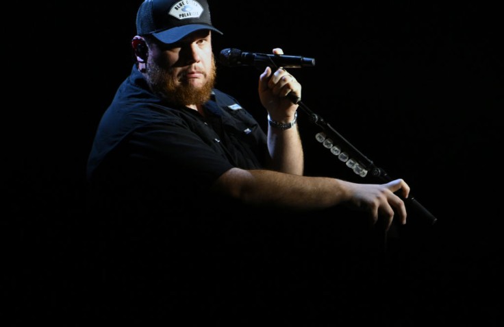 Luke Combs performs during the BetMGM Big Game Bash