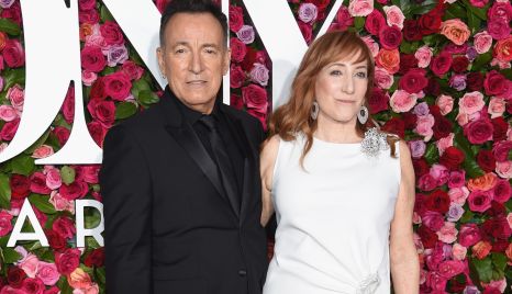 Bruce Springsteen and his wife Patti Scialfa