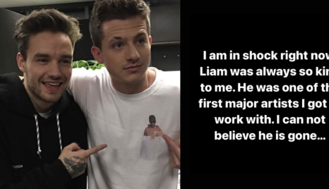 Charlie Puth mourns Liam Payne's passing