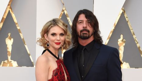 Dave Grohl and his wife Jordyn Blum