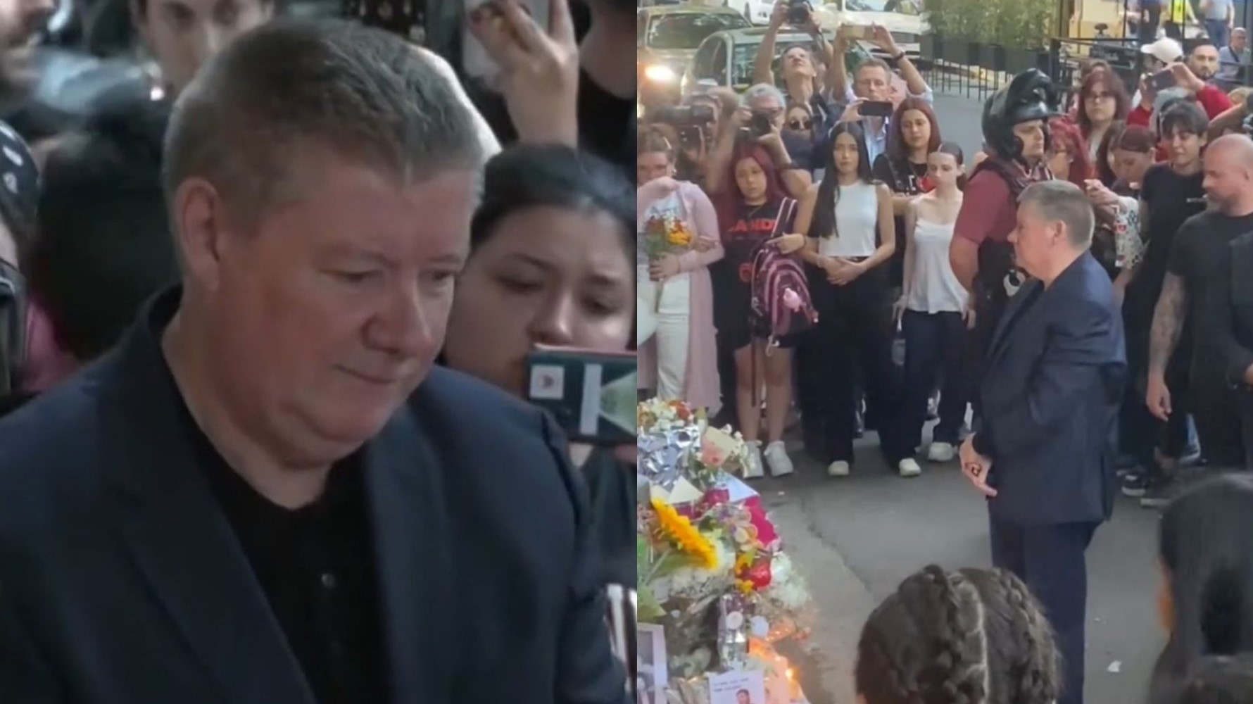 Liam Payne’s father was spotted honoring his late son outside the Argentina hotel