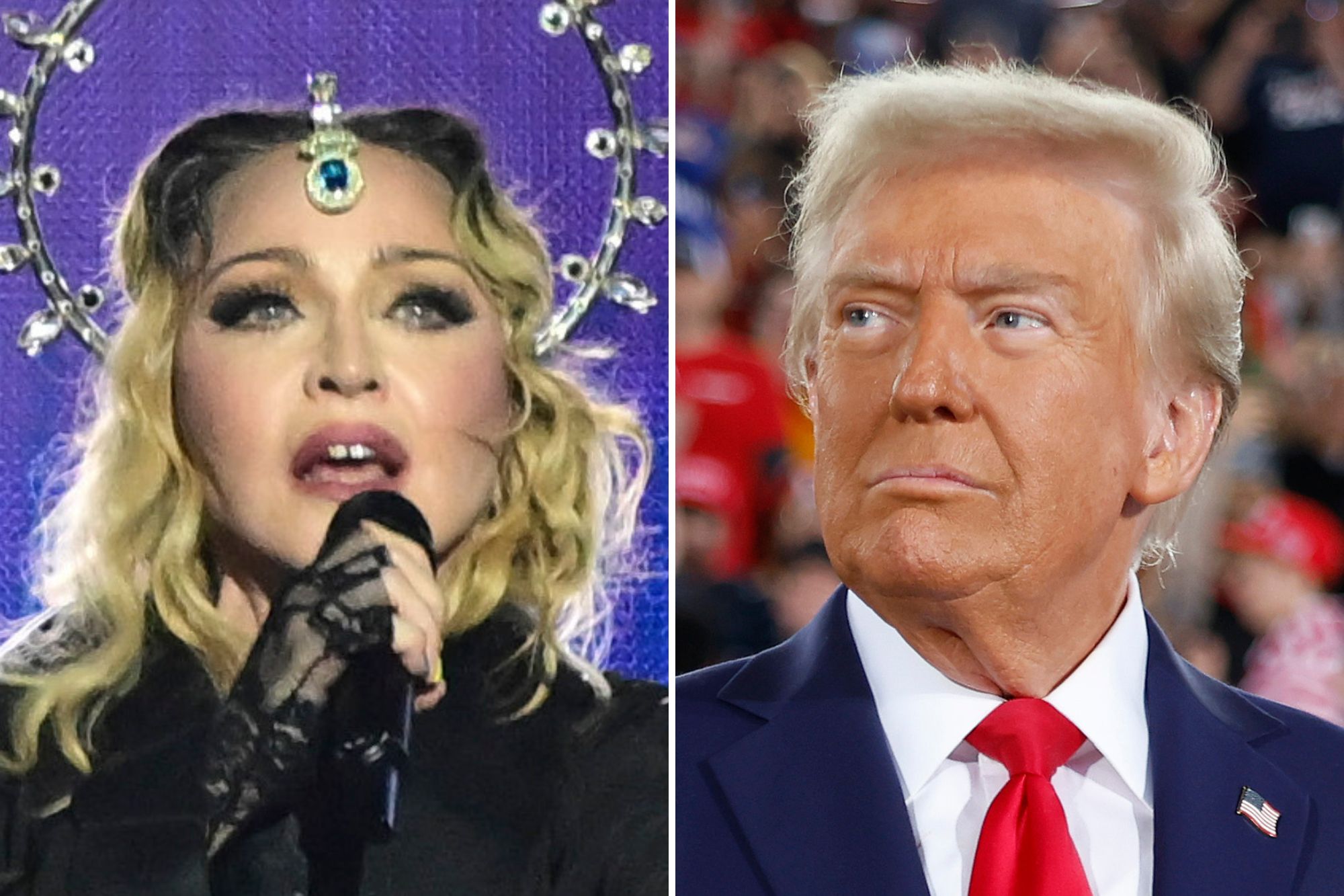 Madonna criticizes Trump’s election victory with ‘F**k You’ cake