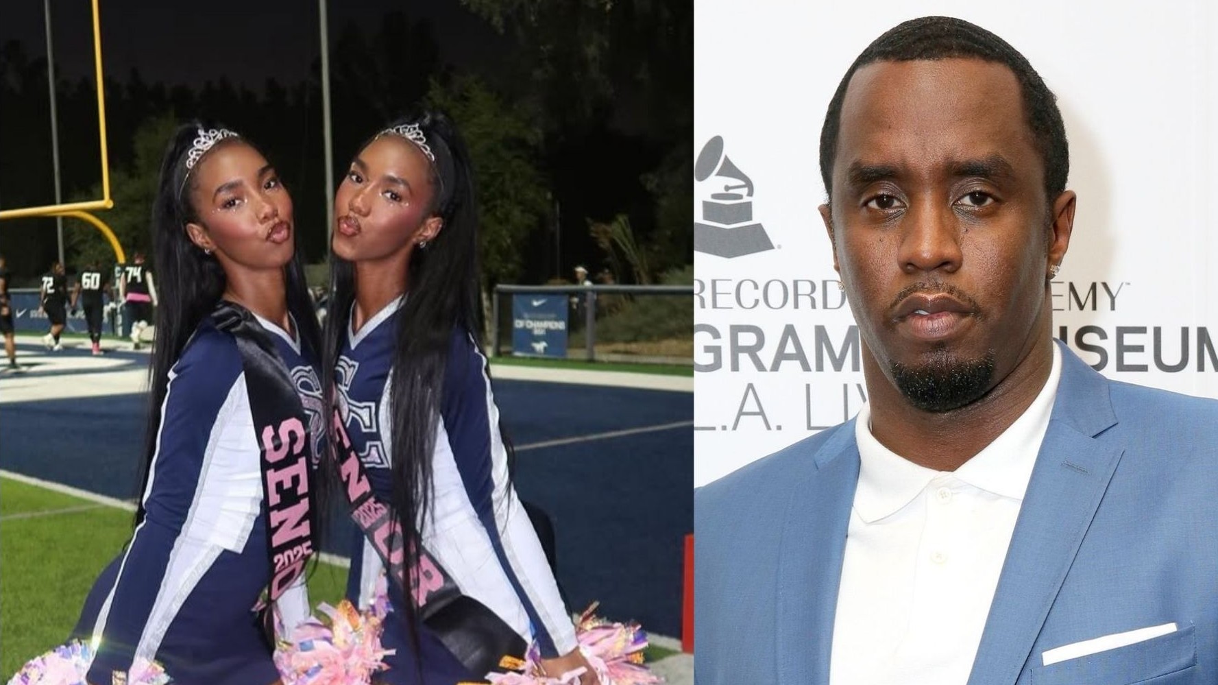 Diddy’s twin daughters shined on senior night after attending their father’s court hearing