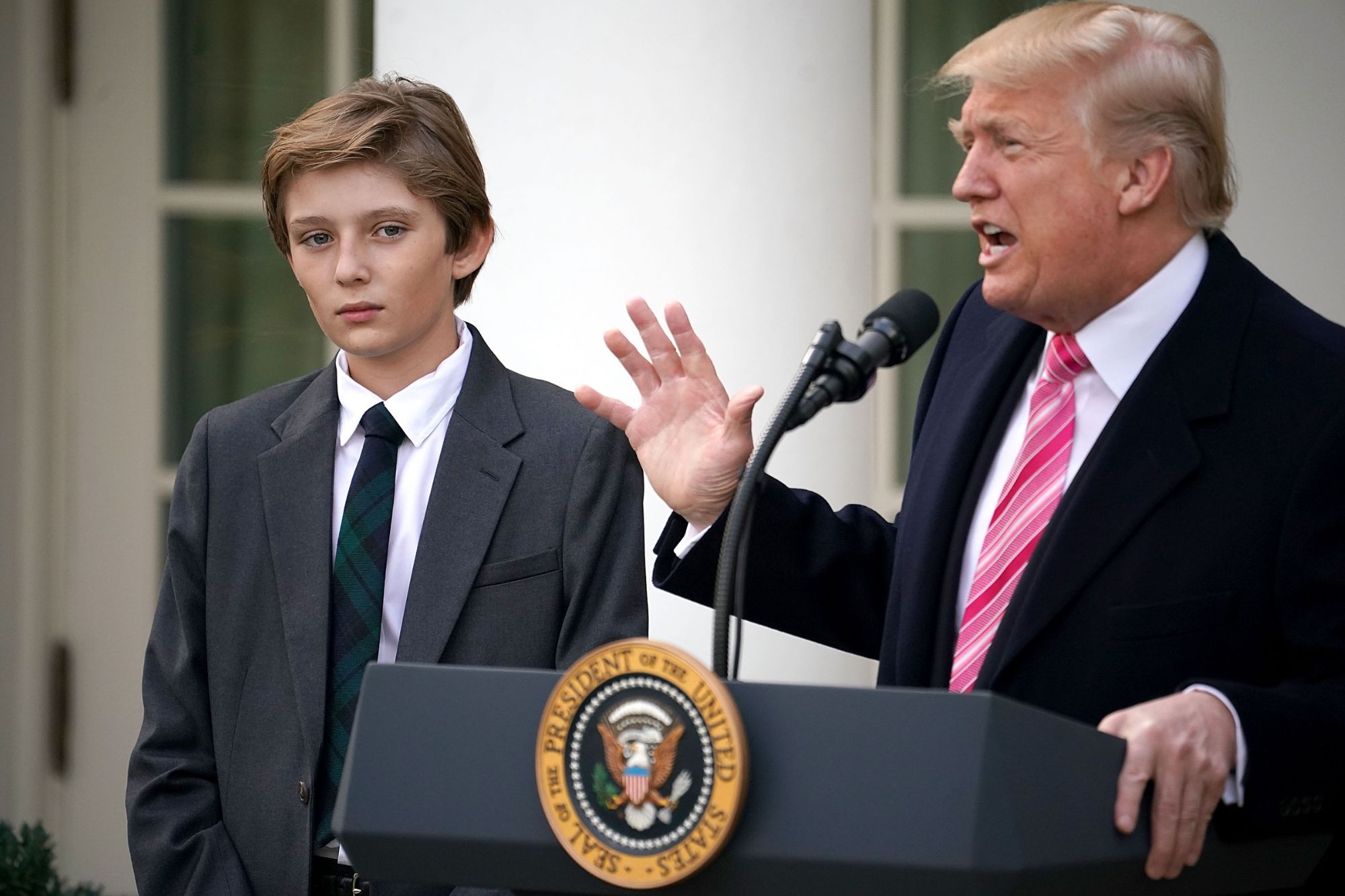 Barron Trump perfectly captures every child’s reaction to their parents’ dance moves