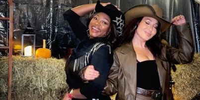 Naturi Naughton and Adrienne Bailon