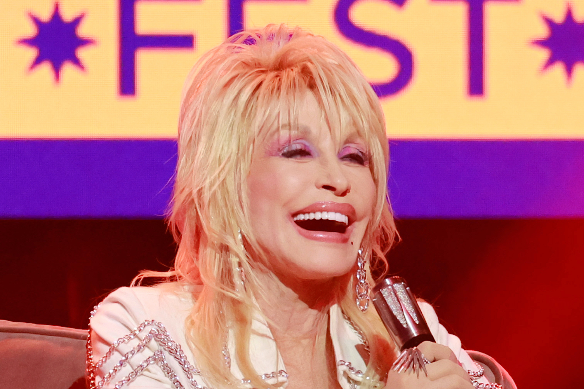 Dolly Parton says she’s happy to celebrate her anniversary at McDonald’s