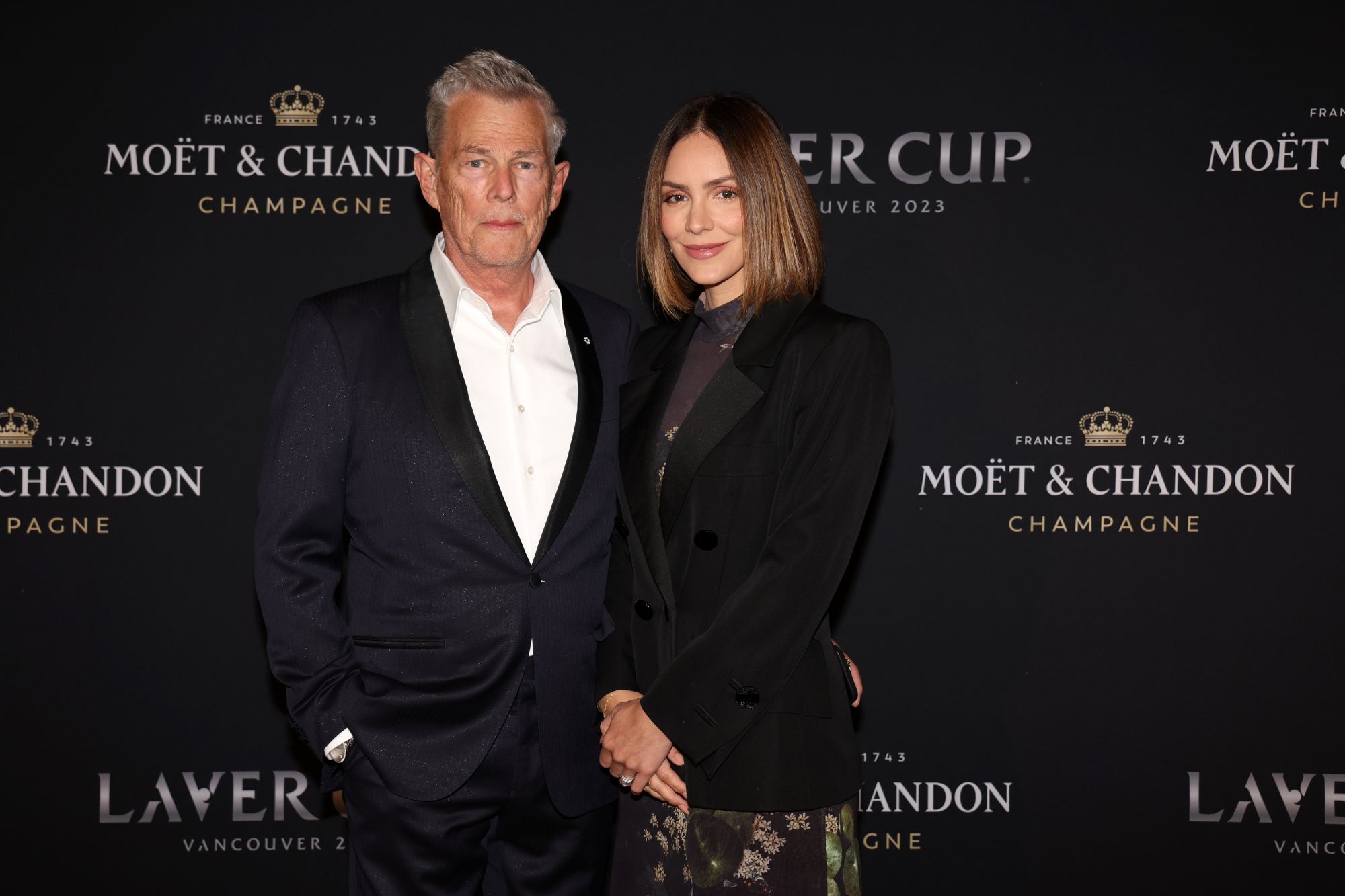 Katharine McPhee says she attended ‘a couple’ David Foster’s wedding before they got together