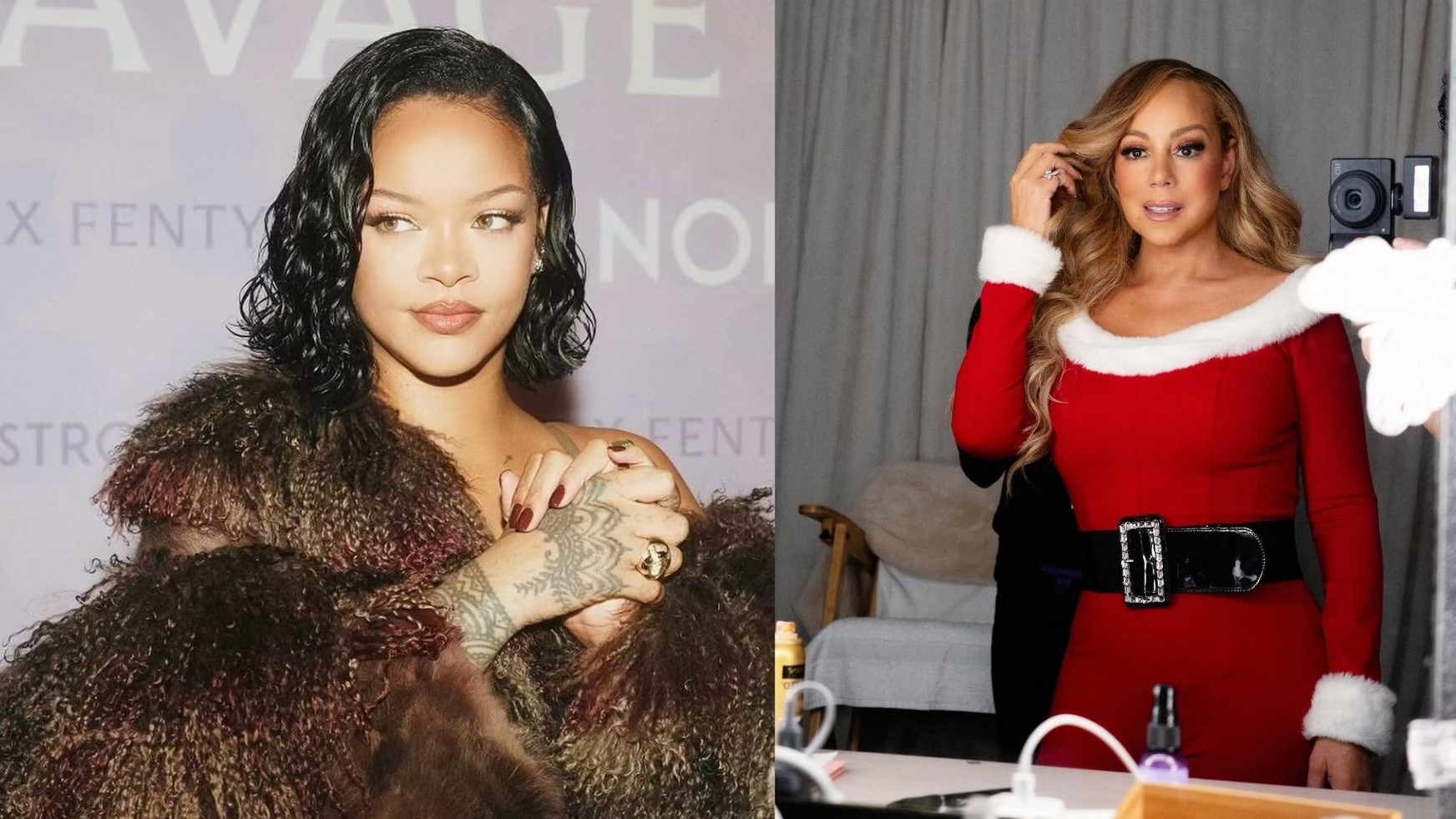 Rihanna tends to solo Mariah Carey vibes in new viral video