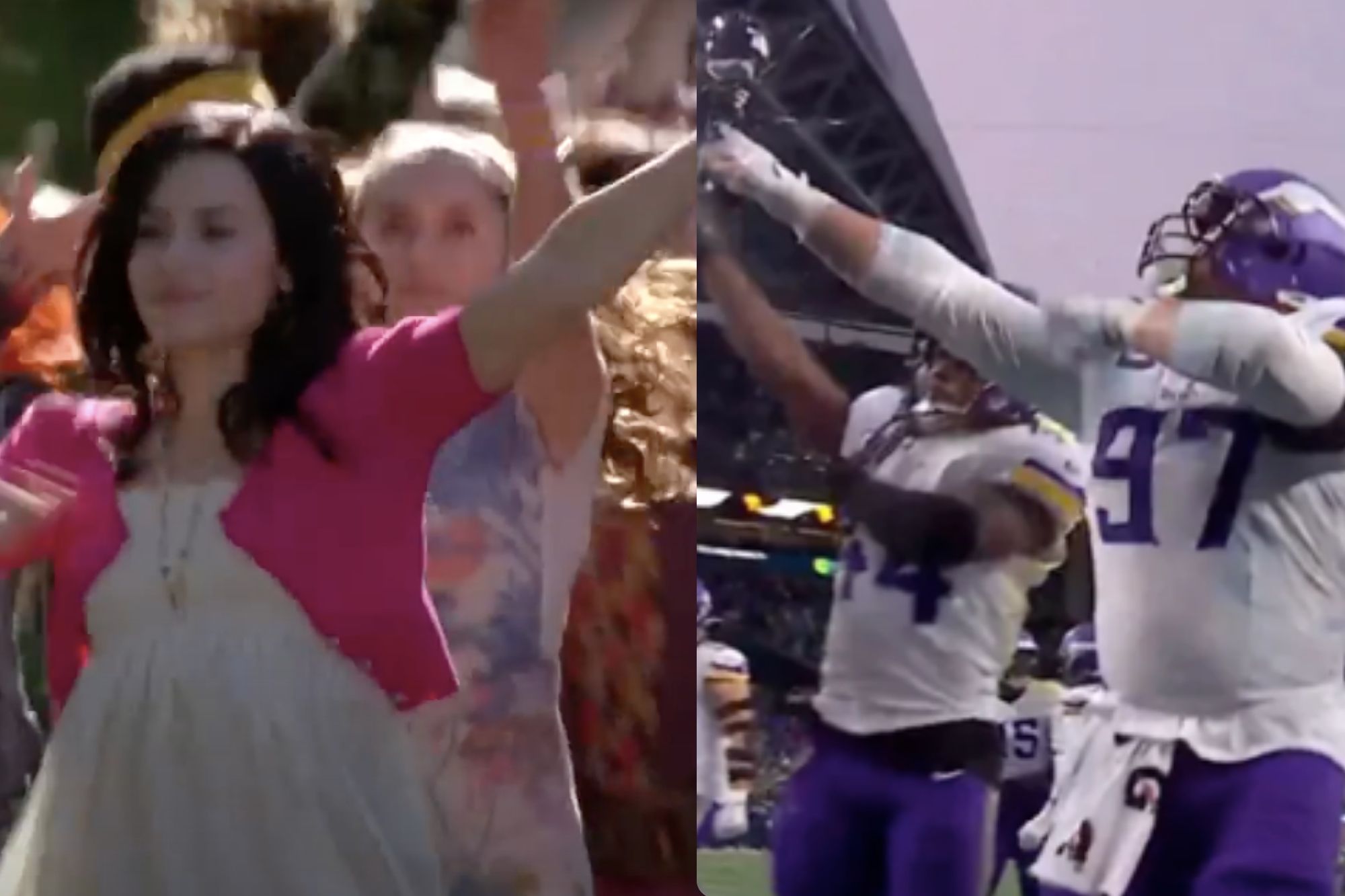 Minnesota Vikings do the ‘Camp Rock’ dance with perfect formation after the game-winning move