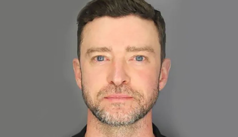 Justin Timberlake mugshot