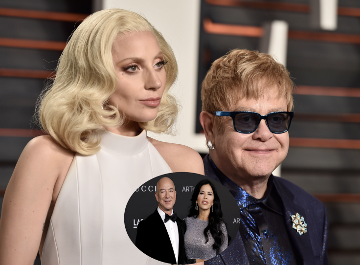 Lady Gaga, Elton John, Jeff Bezos, Lauren Sánchez