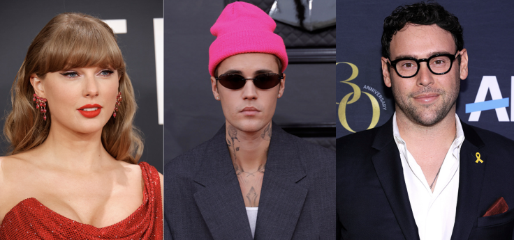 Taylor Swift, Justin Bieber, Scooter Braun