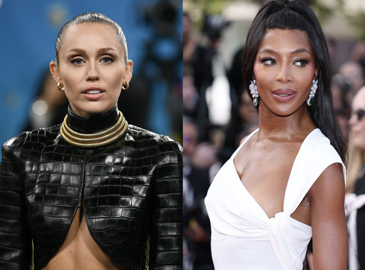 Miley Cyrus, Naomi Campbell