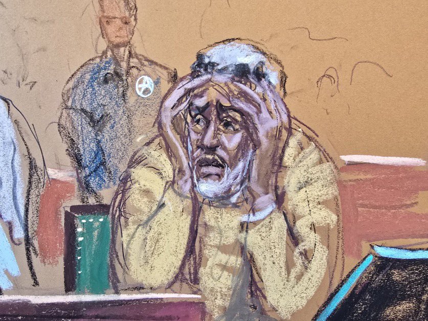 diddy sentencing courtroom sketches