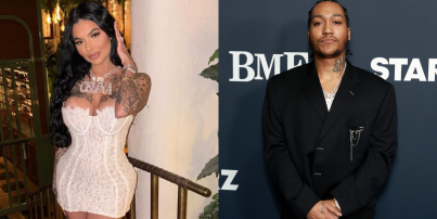 Celina Powell and  Lil Meech