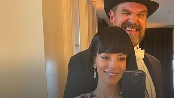 David Harbour and Lily Allen