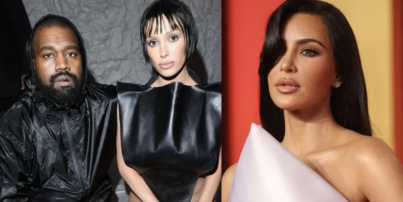 Kanye West, Bianca Censori, Kim Kardashian