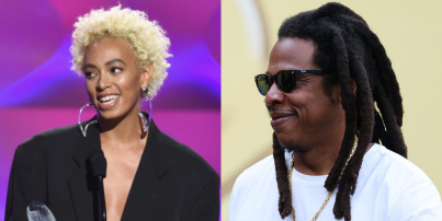 Solange Knowles and Jay-Z