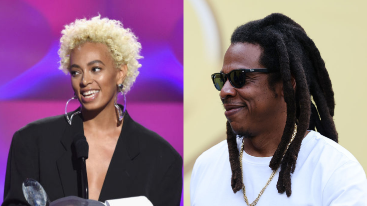 Solange Knowles and Jay-Z