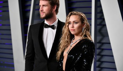 Liam Hemsworth and Miley Cyrus