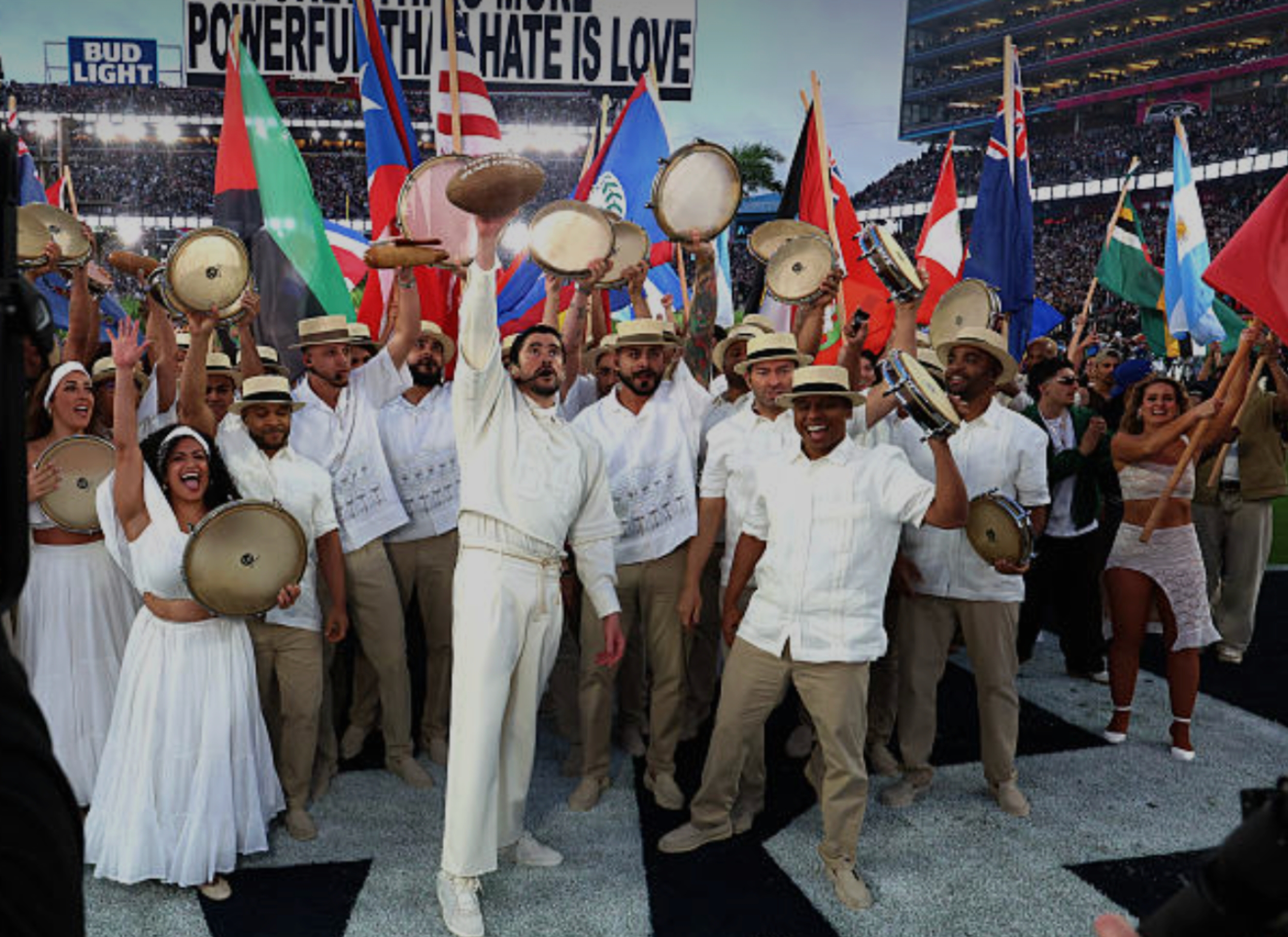 Bad Bunny in the super bowl