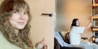 A rare glimpse of a makeup-free Taylor Swift