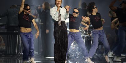 Harry Styles performs on stage during the BRIT Awards 2026