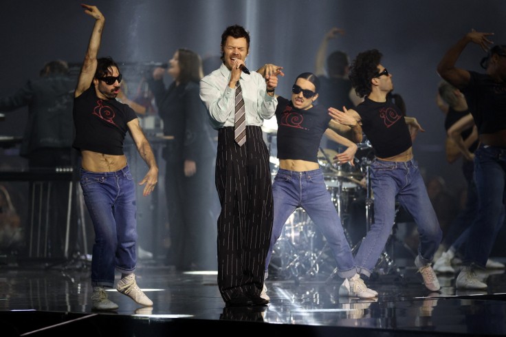 Harry Styles performs on stage during the BRIT Awards 2026