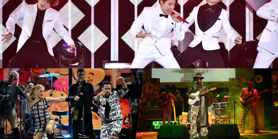 BTS,Gloria Estefan performs,Senegalese artist Sahad Sarr