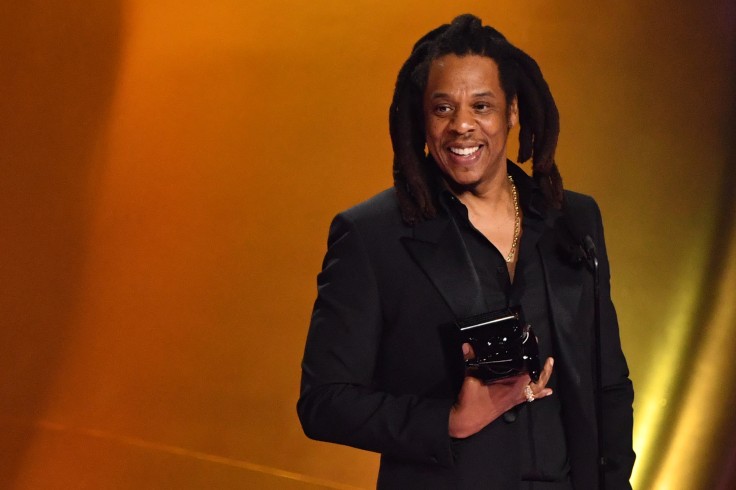 US rapper Jay-Z accepts the Dr. Dre Global Impact Award